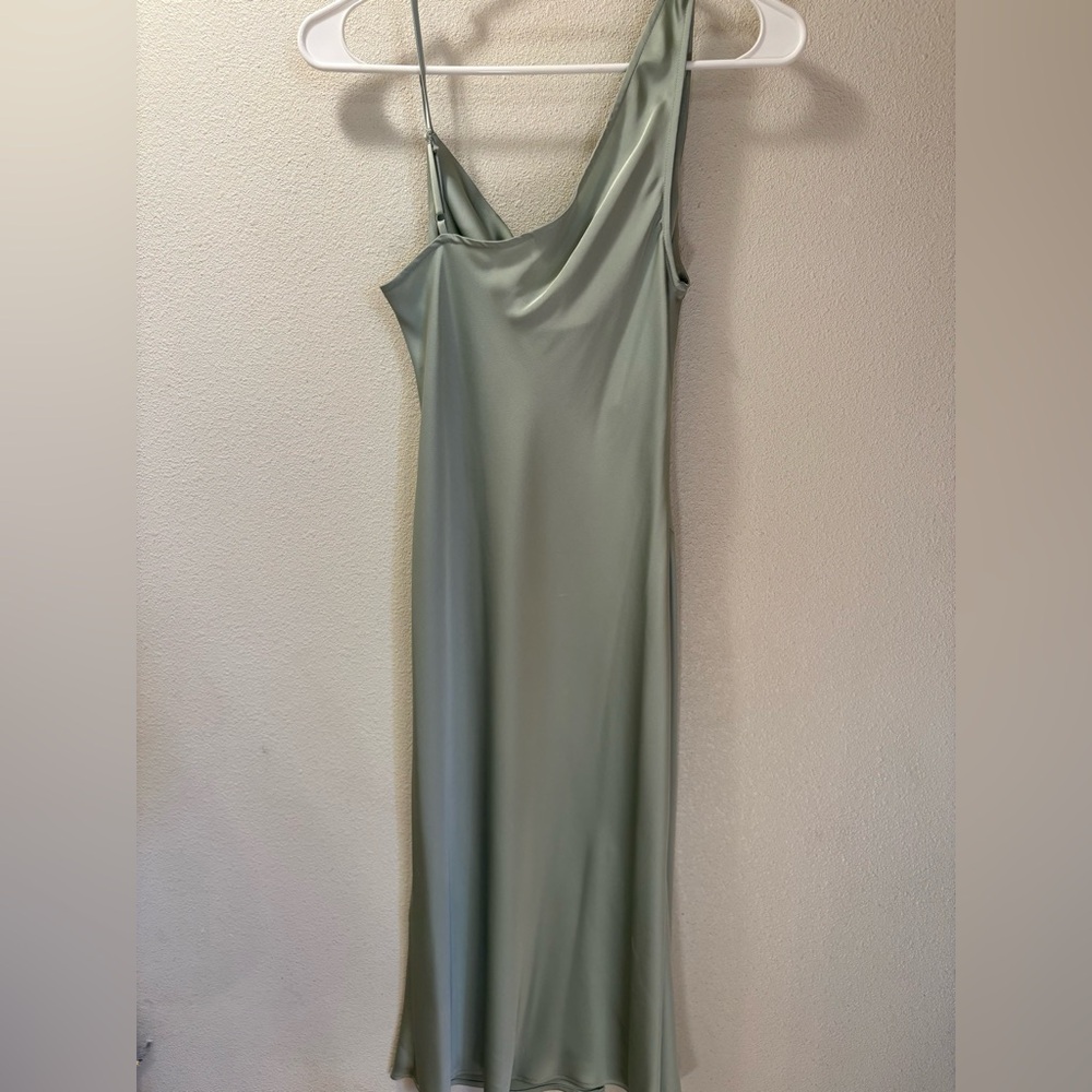 Sage Green Dress - Picture 2 of 4